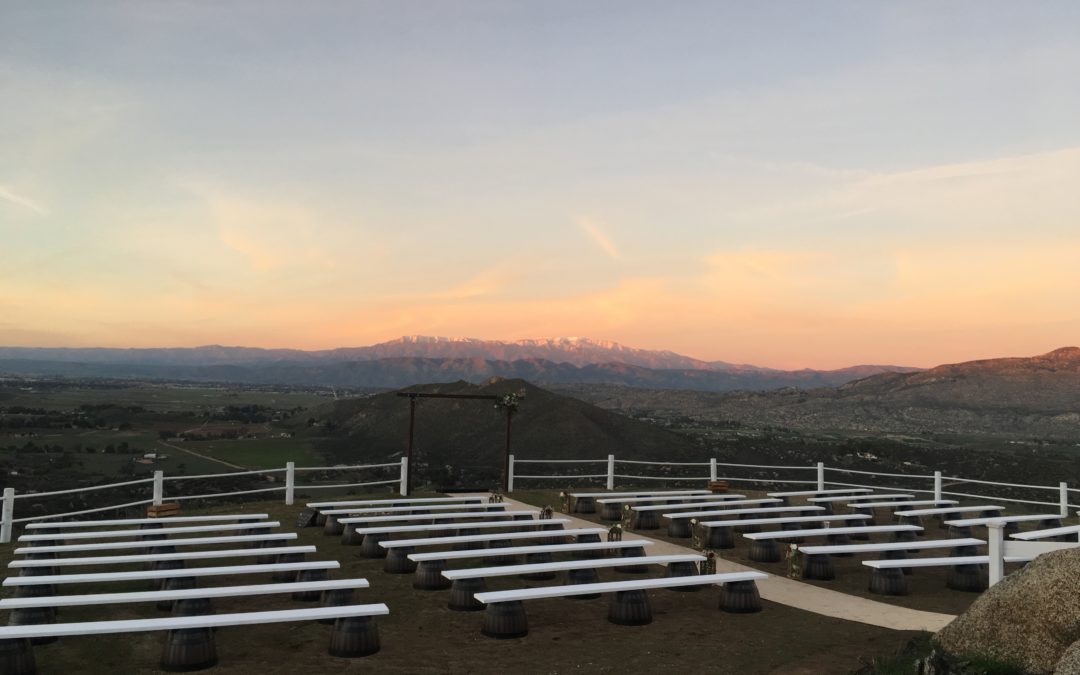 Wedding Blue barn Lavender Farm Temecula california